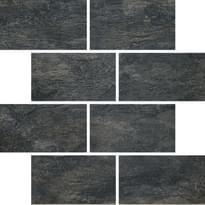 Плитка Rex Ardoise Noir MuReto 30x30 см, поверхность матовая, рельефная