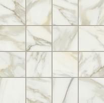 Плитка Rex Etoile Creme Glossy Mosaico 7.5x7.5 30x30 см, поверхность полированная