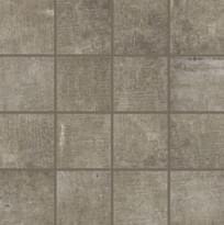 Плитка Rex Matieres Gris Mosaico 7.5x7.5 30x30 см, поверхность матовая