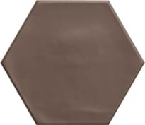 Плитка Ribesalbes Geometry Hex Brown Matt 15x17.3 см, поверхность матовая