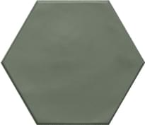 Плитка Ribesalbes Geometry Hex Green Matt 15x17.3 см, поверхность матовая