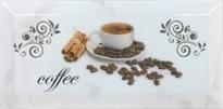 Плитка Ribesalbes Marmol Decor Carrara Coffee 10x20 см, поверхность глянец