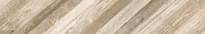 Плитка Ricchetti Artwood Chevron Beige B Nt 20x120 см, поверхность матовая, рельефная