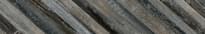Плитка Ricchetti Artwood Chevron Blackblue A Nt 20x120 см, поверхность матовая