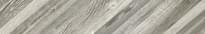 Плитка Ricchetti Artwood Chevron Dovegrey B Nt 20x120 см, поверхность матовая, рельефная