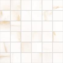 Плитка Ricchetti Golden Pure Mosaico 5x5 Covelano Vena Oro Lx 30x30 см, поверхность полированная