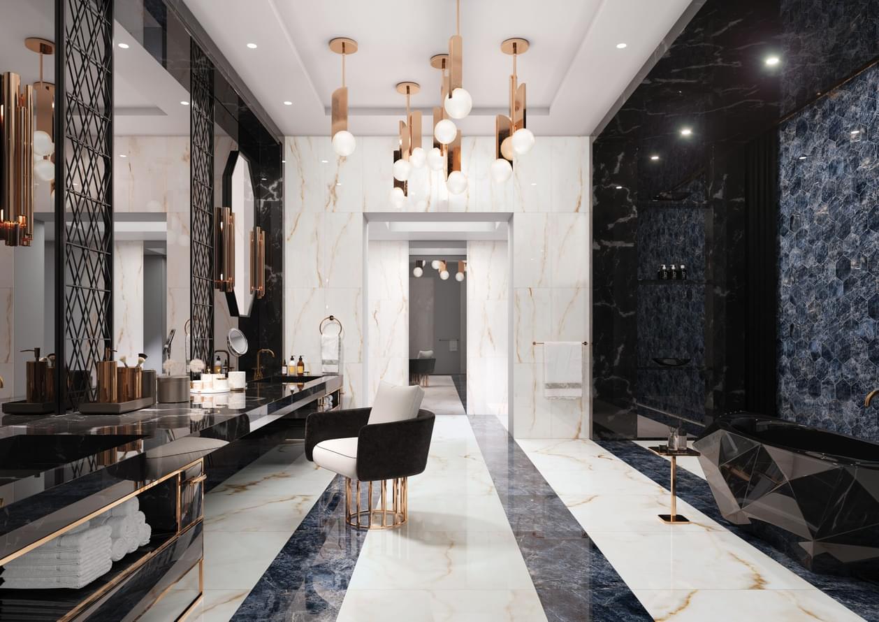 керамогранит фабрики Ricchetti коллекция Golden Pure