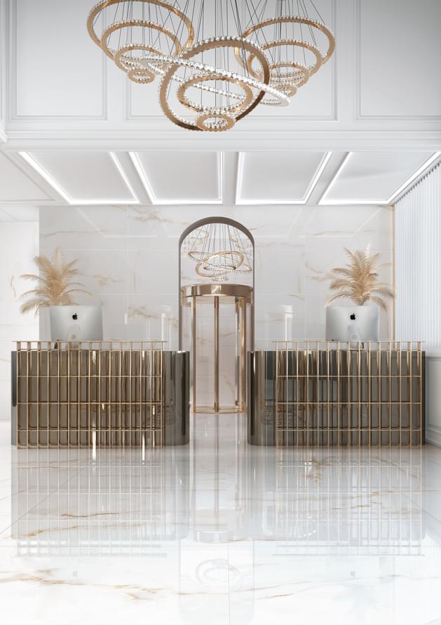 керамогранит фабрики Ricchetti коллекция Golden Pure