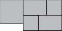Плитка Ricchetti Les Dalles Des Chateaux Modulo Noir 3C Nt 66.6x133.3 см, поверхность матовая