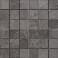 Плитка Ricchetti Les Dalles Des Chateaux Mosaico 5x5 Noir 33.3x33.3 см, поверхность матовая
