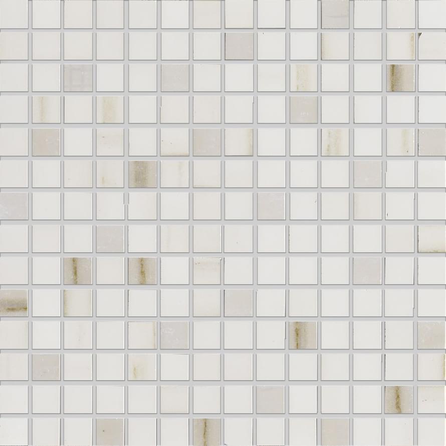 Ricchetti Marble Boutique Lasa White Mosaico 30x30