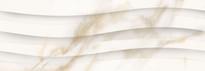 Плитка Ricchetti Marble Boutique Wave Calacatta White Ret 30x90 см, поверхность глянец, рельефная