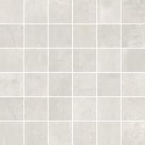 Плитка Ricchetti Restyle Mosaico 5x5 White Nt 30x30 см, поверхность матовая, рельефная