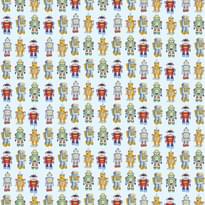 Roberto Cavalli Book 9 Robot Baby Blue 3м x 300см поверхность матовая