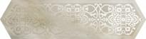 Плитка Roberto Cavalli Bright Pearl Losanga Decoro Ivory 24x90 см, поверхность матовая