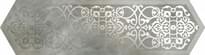 Плитка Roberto Cavalli Bright Pearl Losanga Decoro Silver 24x90 см, поверхность матовая
