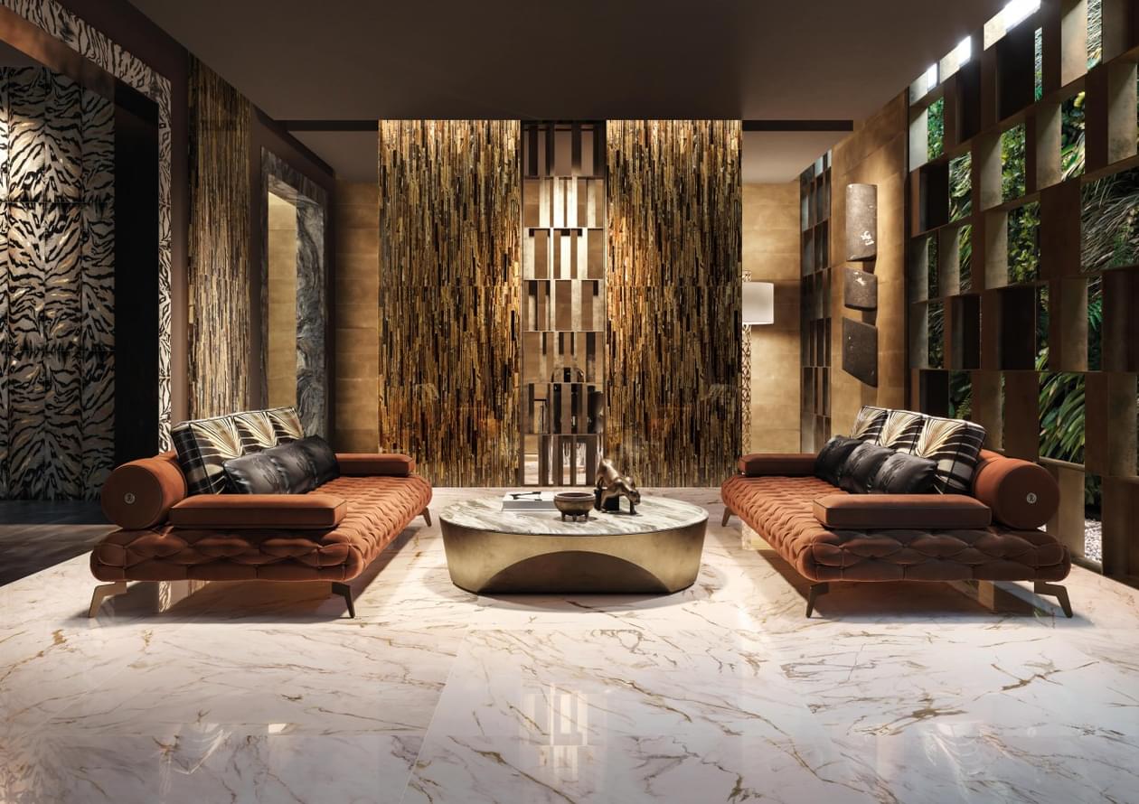 керамогранит фабрики Roberto Cavalli коллекция The Wild Spirit