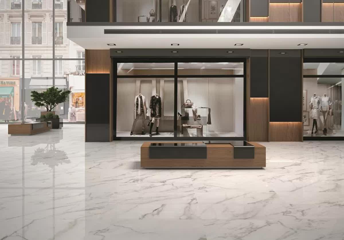 керамогранит фабрики Roca коллекция Statuario