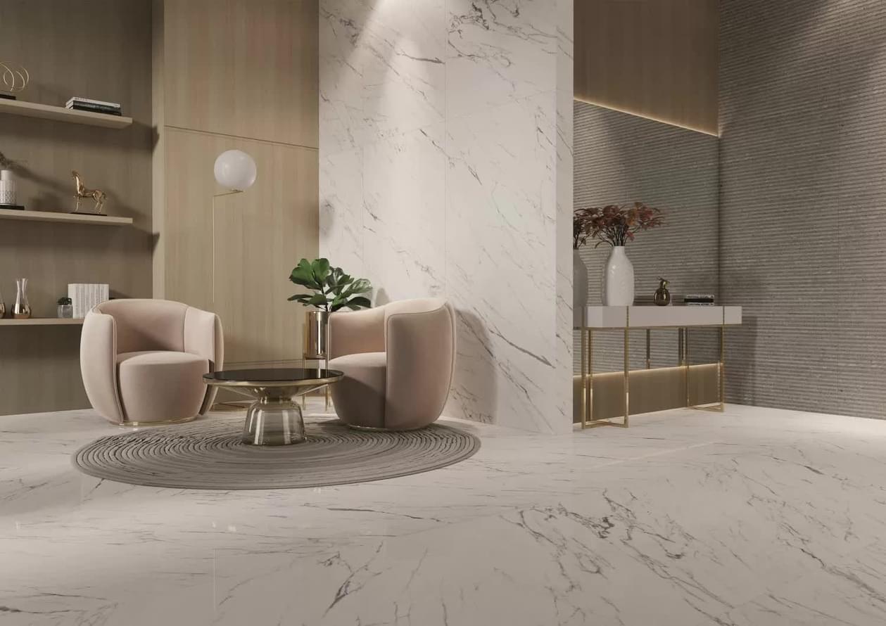 керамогранит фабрики Roca коллекция Statuario