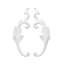 Rodecor Барокко Волюта 02104Br Set 2 pcs 29x10x1.2 см поверхность 