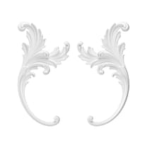 Rodecor Барокко Волюта 02105Br Set 2 pcs 28x14x1.2 см поверхность 