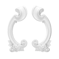 Rodecor Барокко Волюта 02109Br Set 2 pcs 25x10.5x2 см поверхность 