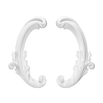 Rodecor Барокко Волюта 02110Br Set 2 pcs 24x13x1.8 см поверхность 