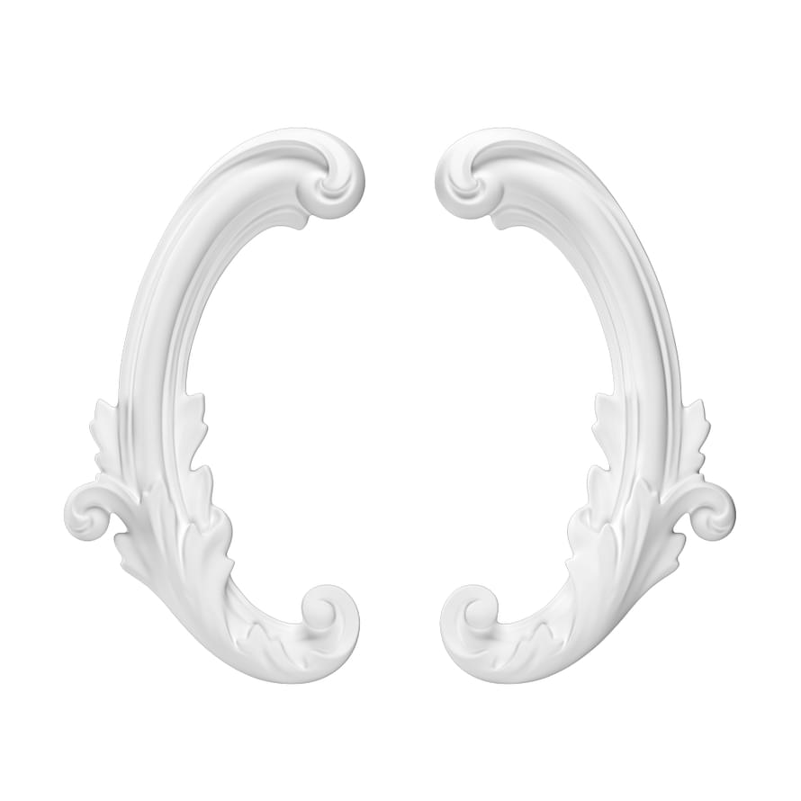 Rodecor Барокко Волюта 02110Br Set 2 pcs 24x13