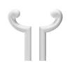 Плинтус Rodecor Барокко Окончание К Молдингу 05101Br Set 2 pcs 4.5x10x1.1 см поверхность 