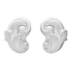 Плинтус Rodecor Барокко Окончание К Молдингу 05321Br Set 2 pcs 6x4.5x1.3 см поверхность 