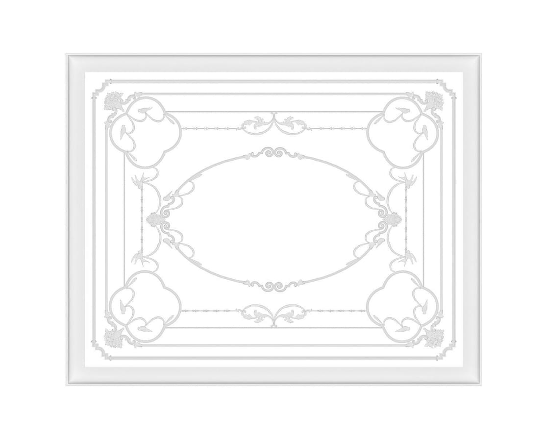 Rodecor Барокко Потолок Арайя Ф3 88303BR 400x500x0 см поверхность 