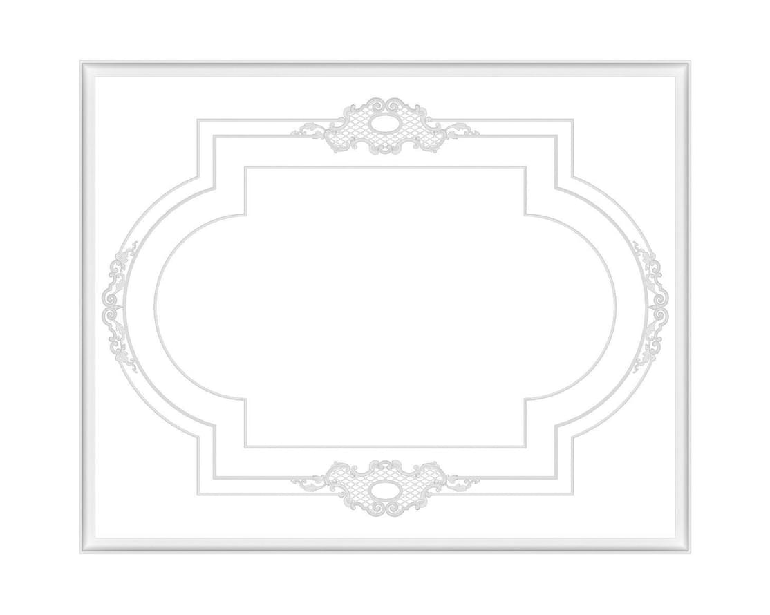 Rodecor Барокко Потолок Бенуа Ф2 88102BR 400x500x0 см поверхность 