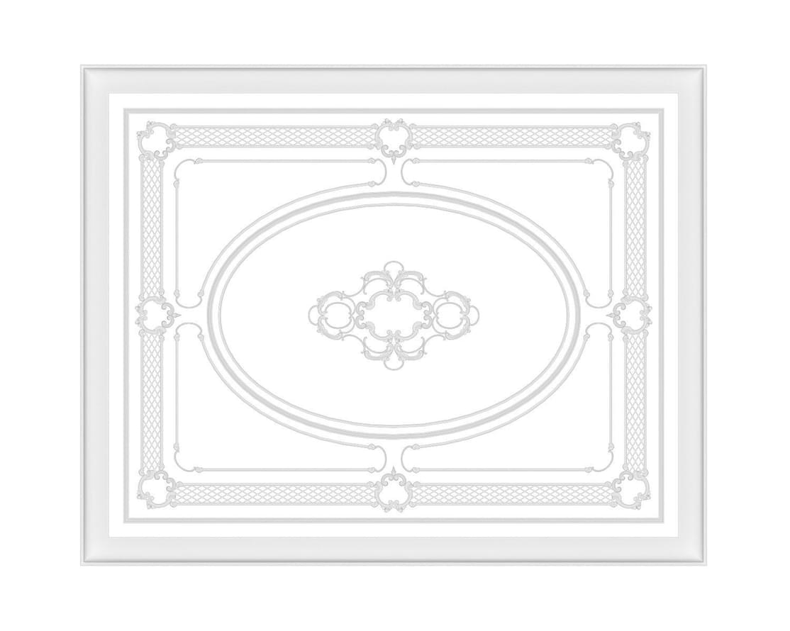 Rodecor Барокко Потолок Бенуа Ф3 88103BR 400x500x0 см поверхность 