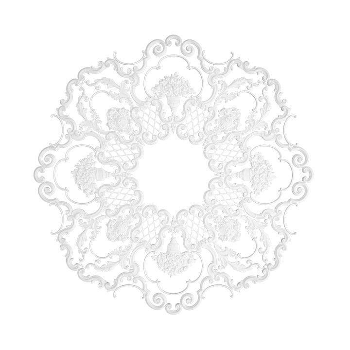 Rodecor Барокко Розетка 87105BR 185x185x0 см поверхность 