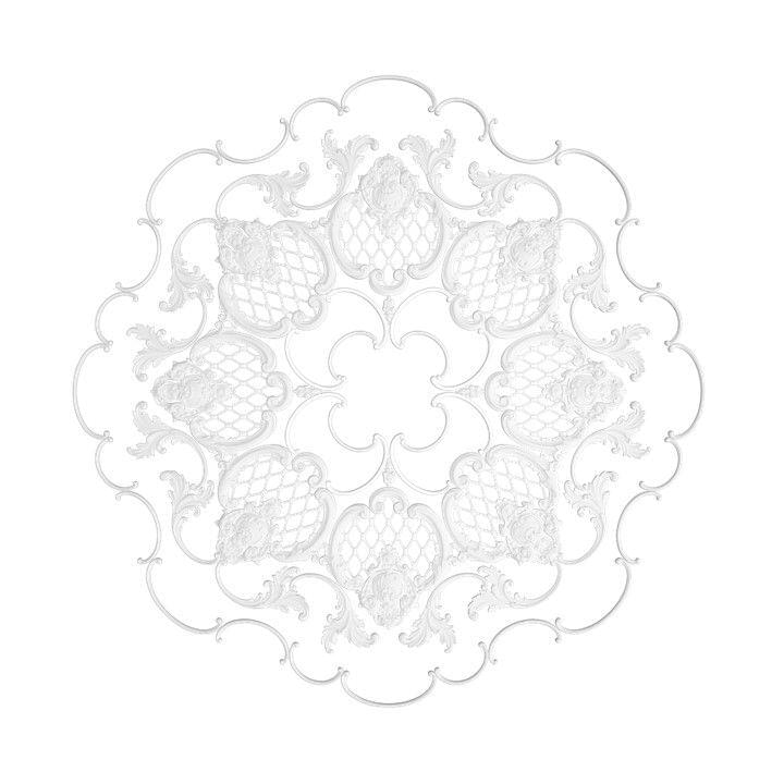 Rodecor Барокко Розетка 87106BR 175x175x0 см поверхность 