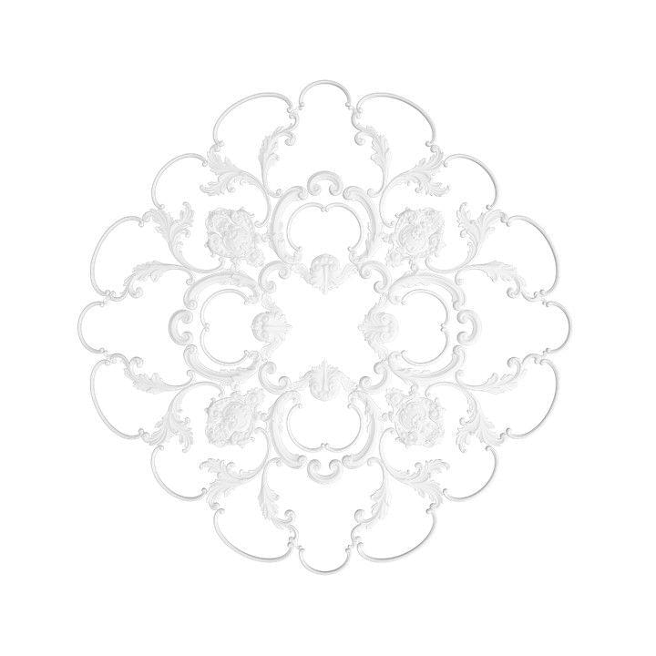 Rodecor Барокко Розетка 87107BR 152x152x0 см поверхность 