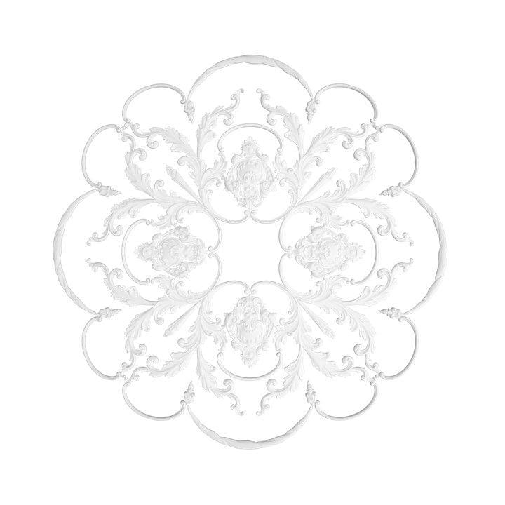 Rodecor Барокко Розетка 87108BR 126x126x0 см поверхность 