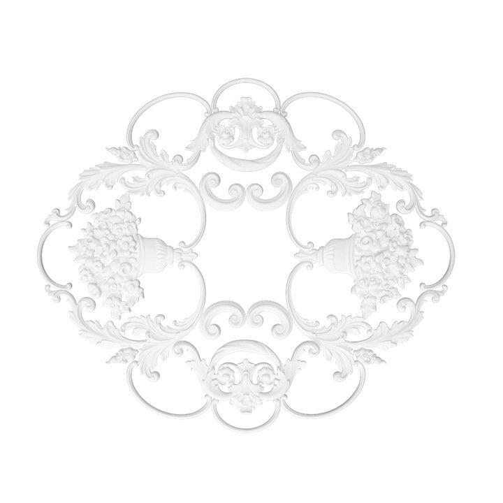 Rodecor Барокко Розетка 87114BR 97x82.5x0 см поверхность 