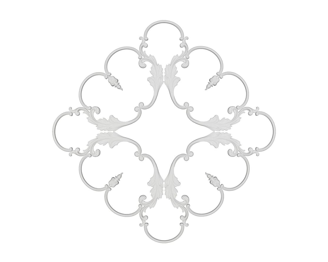 Rodecor Барокко Розетка Барокко 87115BR 89x89x0 см поверхность 