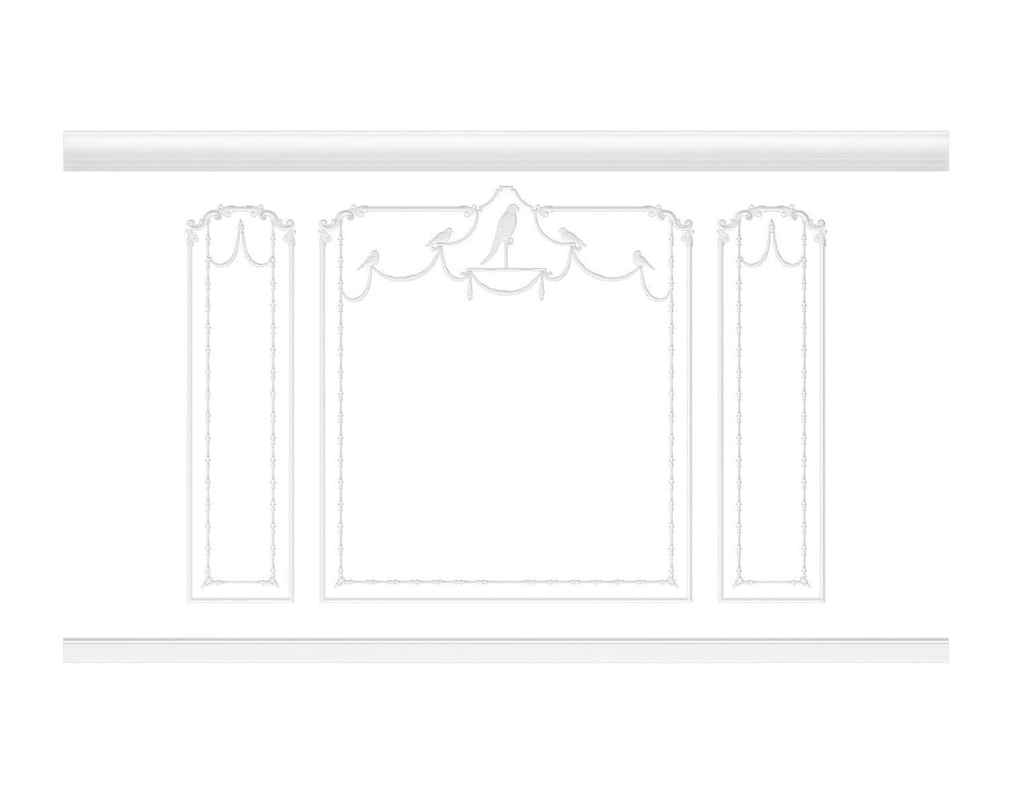 Rodecor Барокко Стена 1 Арайя Ф3 77303BR 300x400x0 см поверхность 