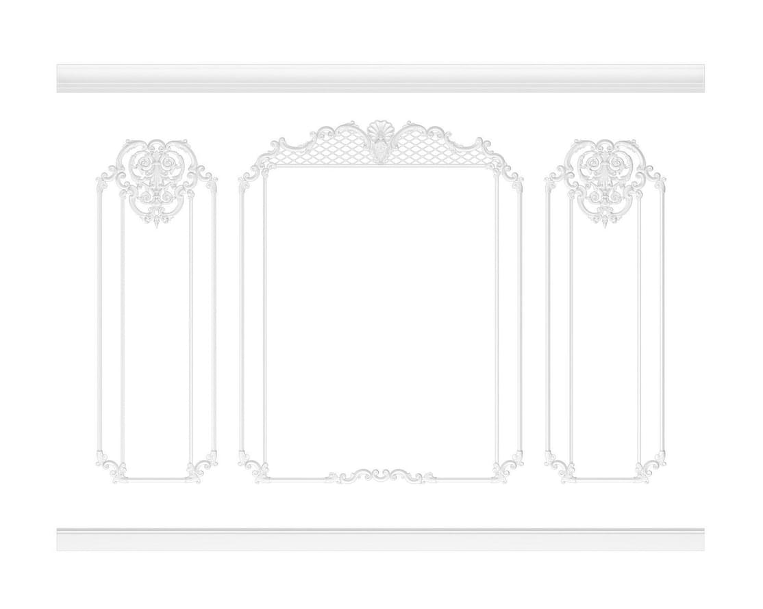 Rodecor Барокко Стена Арайя Ф2 77302BR 300x400x0 см поверхность 