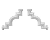 Rodecor Барокко Угловой Элемент 03104Br 24x24x2.5 см поверхность 