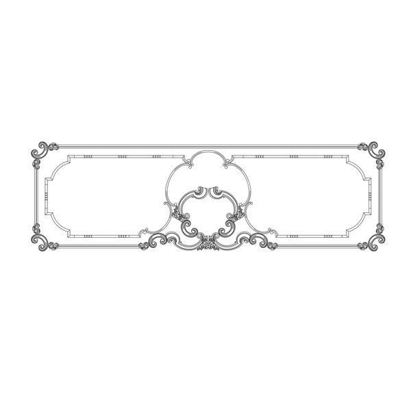 Rodecor Барокко Узел Бенуа Ф3 66114BR 64x206x0 см поверхность 