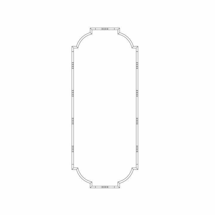Rodecor Барокко Узел Бенуа Ф3 66117BR 115x48x0 см поверхность 