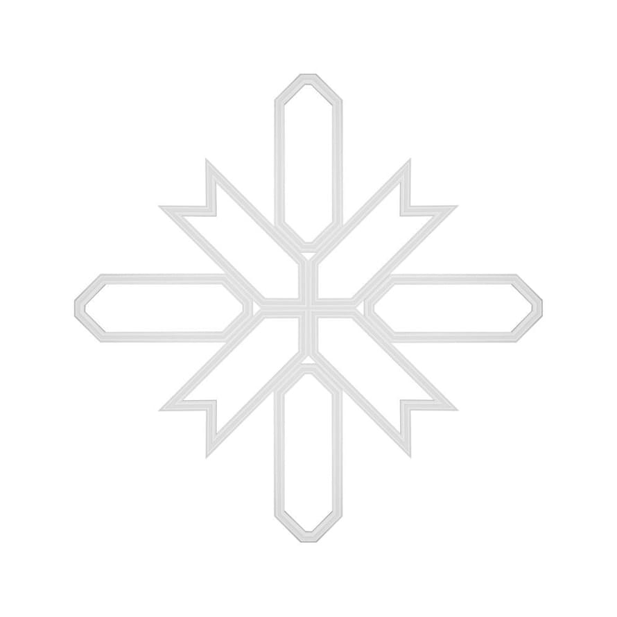 Rodecor Легенды Ар-Деко Розетка Ар Деко 87408AR 117.7x117.7x0 см поверхность 