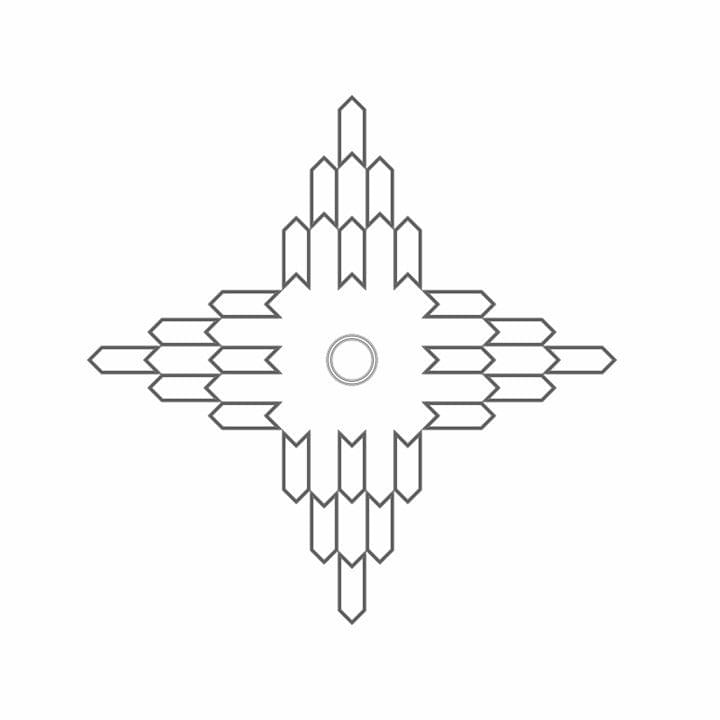 Rodecor Легенды Ар-Деко Розетка Набоков Ф2 87401AR 228x228x0 см поверхность 