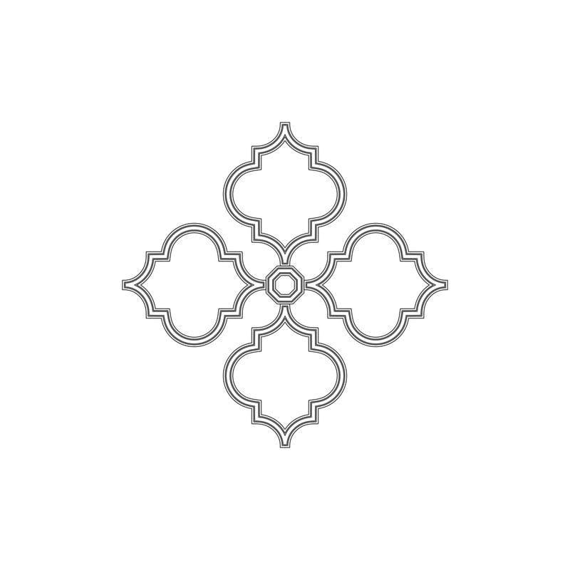 Rodecor Легенды Ар-Деко Узел Рамбова Ф2 66408AR 86x86x0 см поверхность 