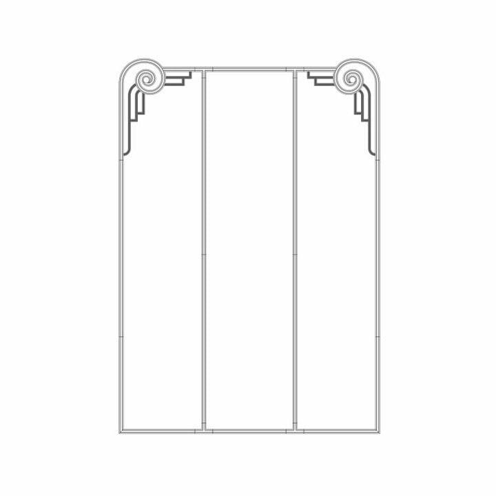 Rodecor Легенды Ар-Деко Узел Эрте Ф3 66423AR 212x147x0 см поверхность 