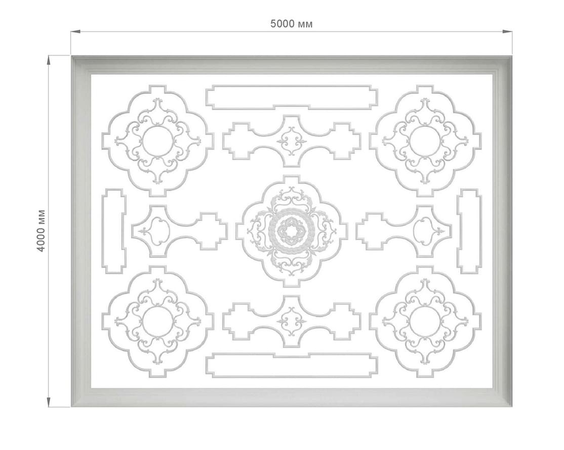 Rodecor Сад Шинуазри Готовое решение Камелия Ф2 99012CN 400x500x0 см поверхность 