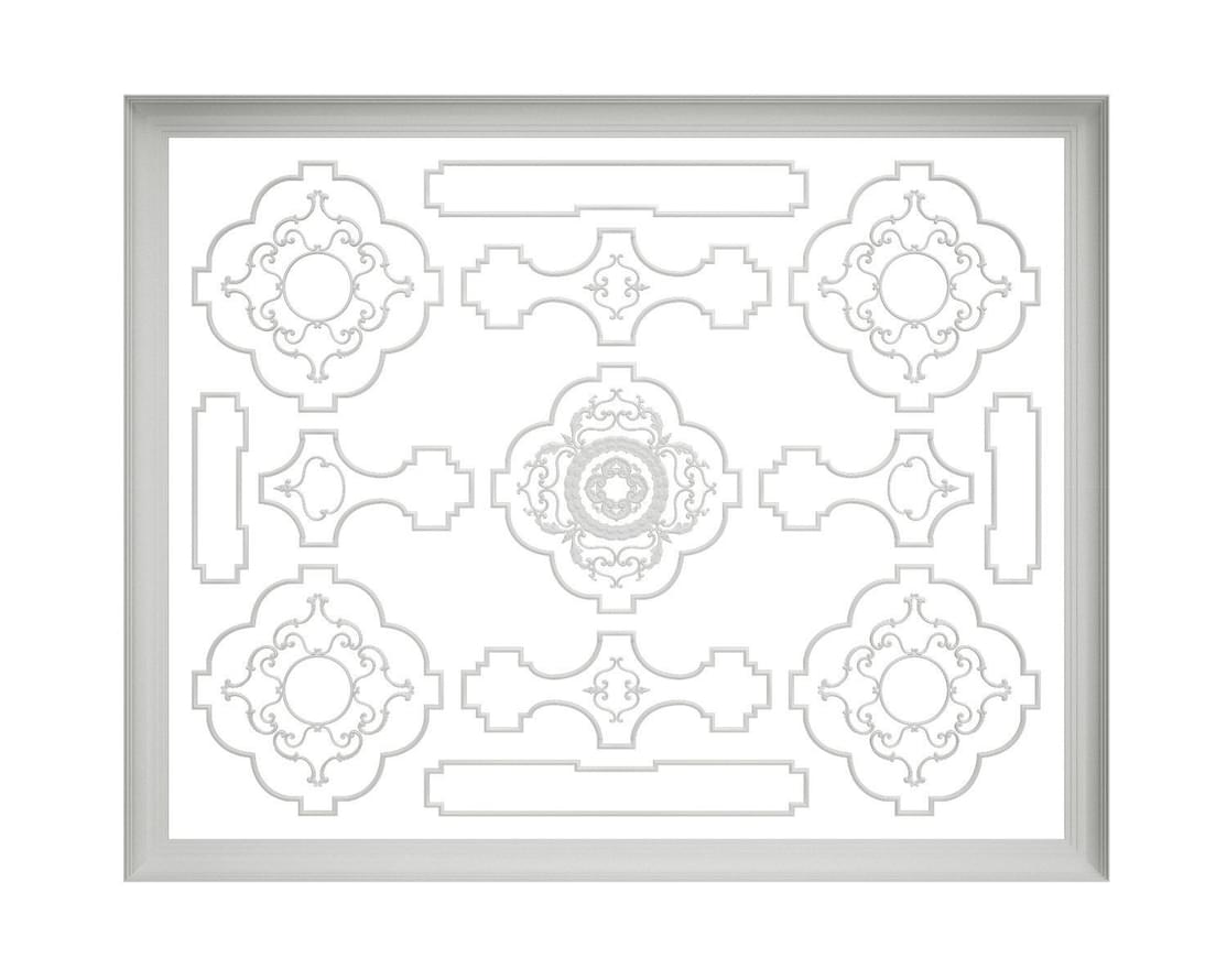 Rodecor Сад Шинуазри Потолок Камелия Ф3 88013CN 400x500x0 см поверхность 